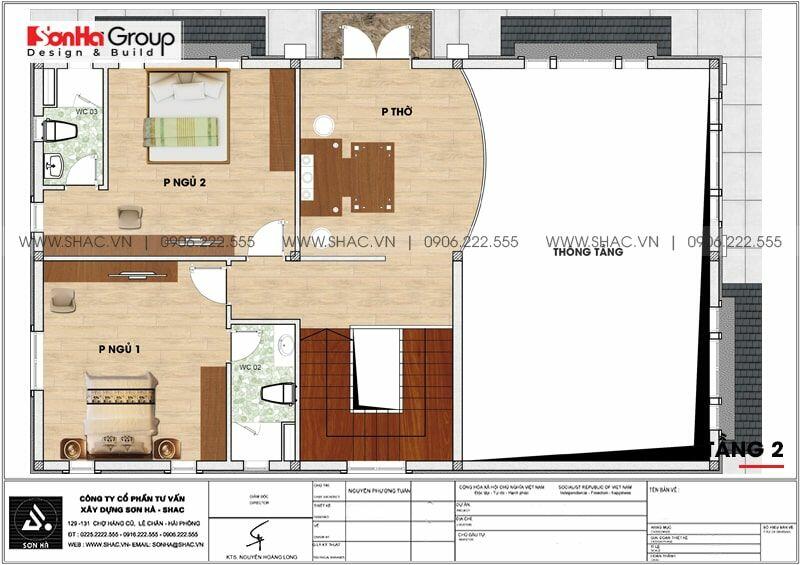 Nhà biệt thự 2 tầng đẹp