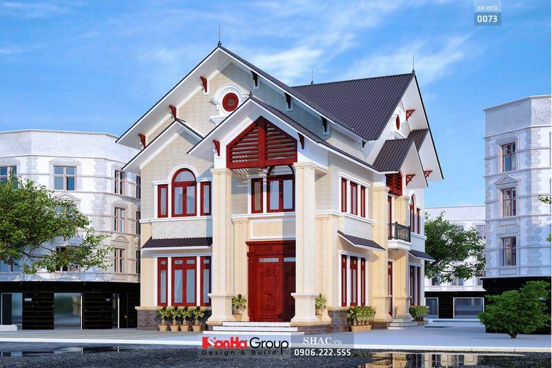 Mẫu biệt thự 2 tầng đẹp