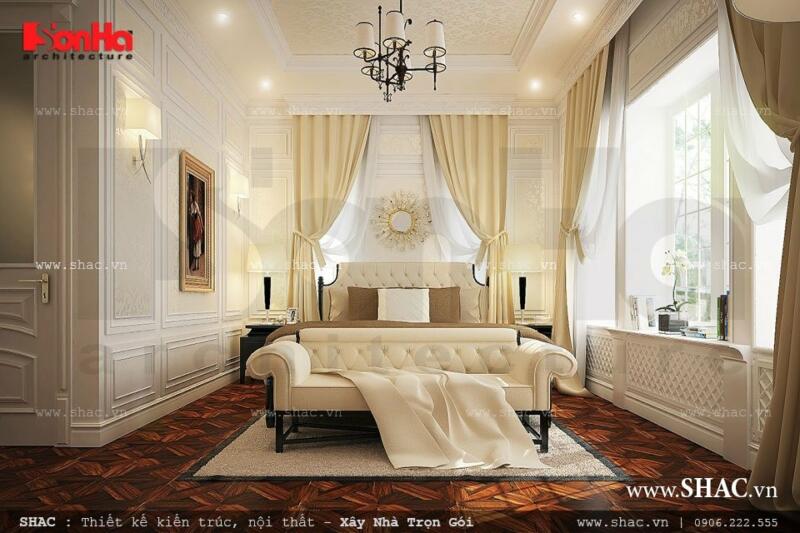 nhà 2 tầng chữ l 3 phòng ngủ