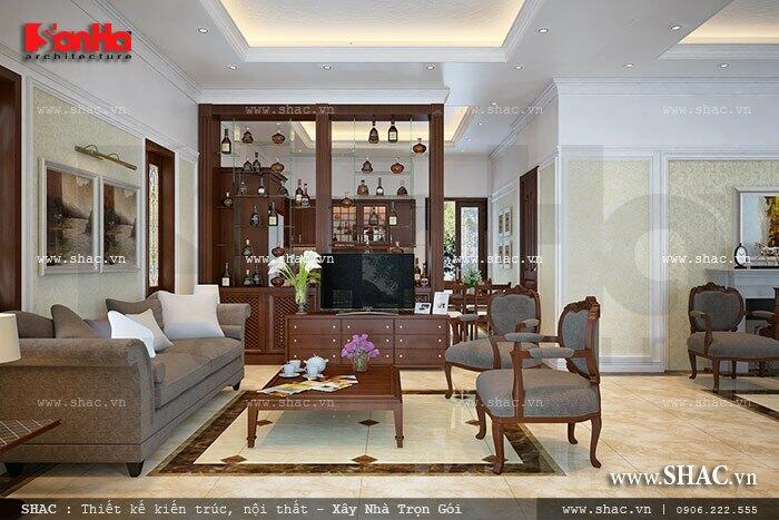 mẫu thiết kế biệt thự 2 tầng 3 phòng ngủ