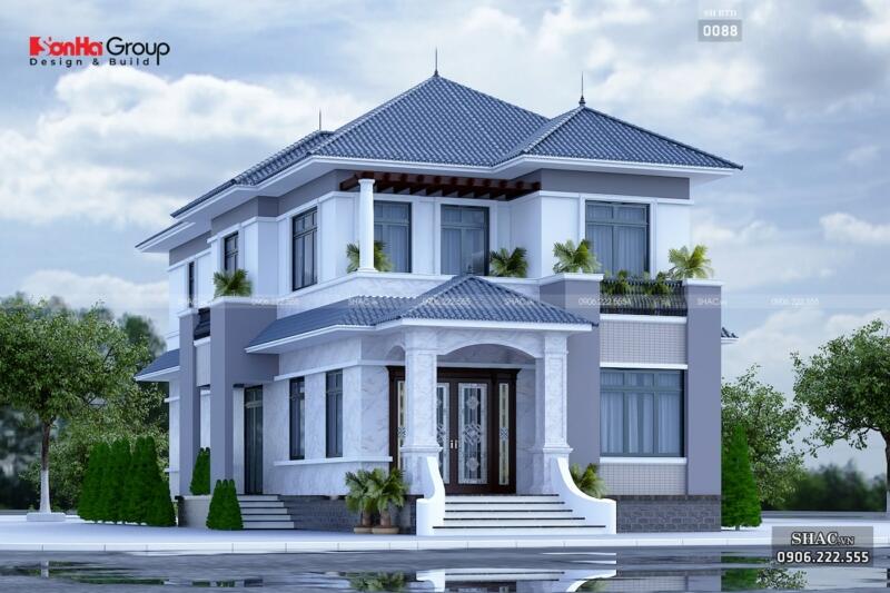 biệt thự 2 tầng 3 phòng ngủ