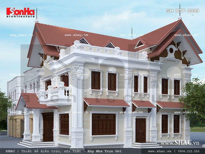 biệt thự 2 tầng 3 phòng ngủ