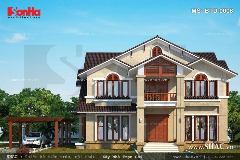 biệt thự 2 tầng 3 phòng ngủ