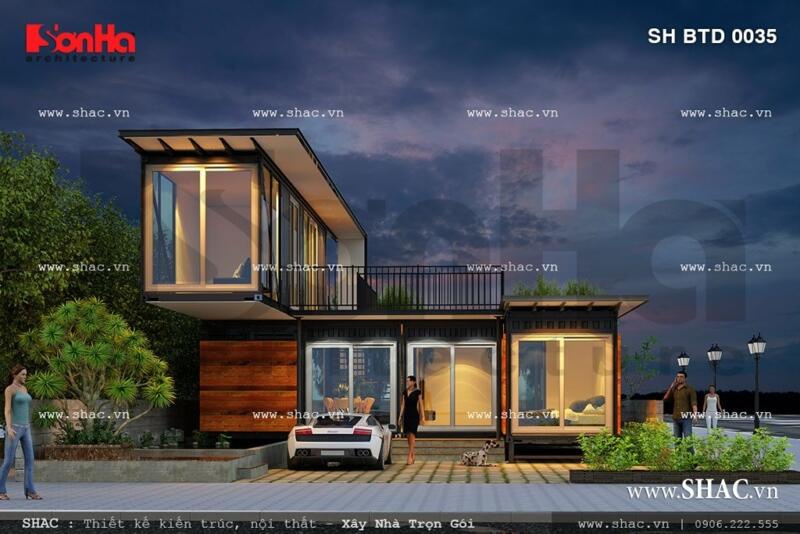 nhà 2 tầng 3 phòng ngủ 80m2