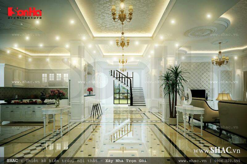 biệt thự 2 tầng 6 phòng ngủ