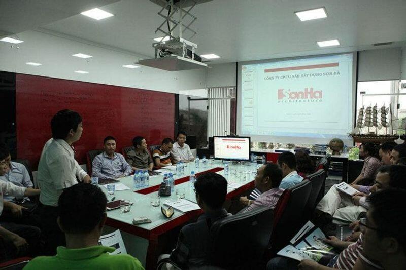 Biệt thự 2 tầng phòng thờ tầng 1