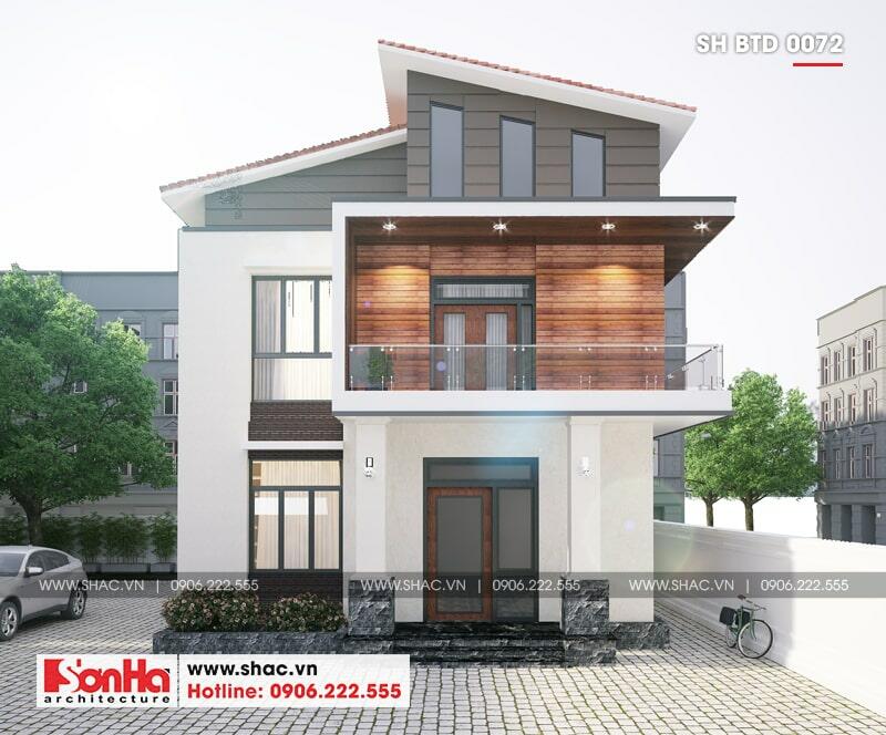 mẫu biệt thự 2 tầng đẹp