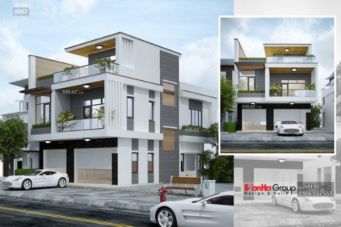 biệt thự chữ L hiện đại biệt thự chữ L hiện đại