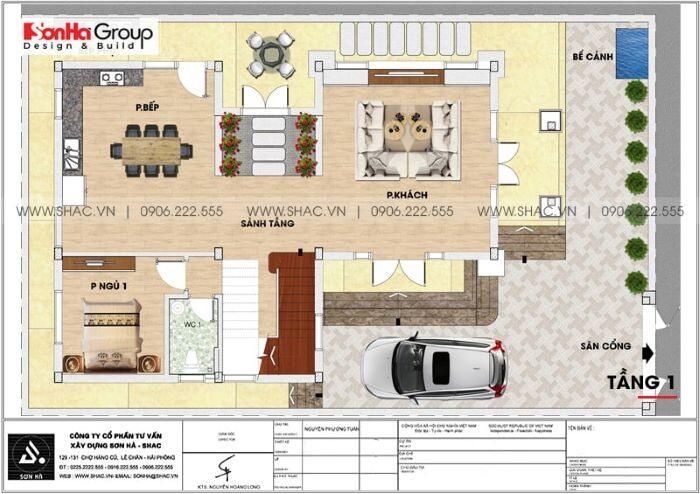 thiết kế biệt thự chữ L đẹp thiết kế biệt thự chữ L đẹp