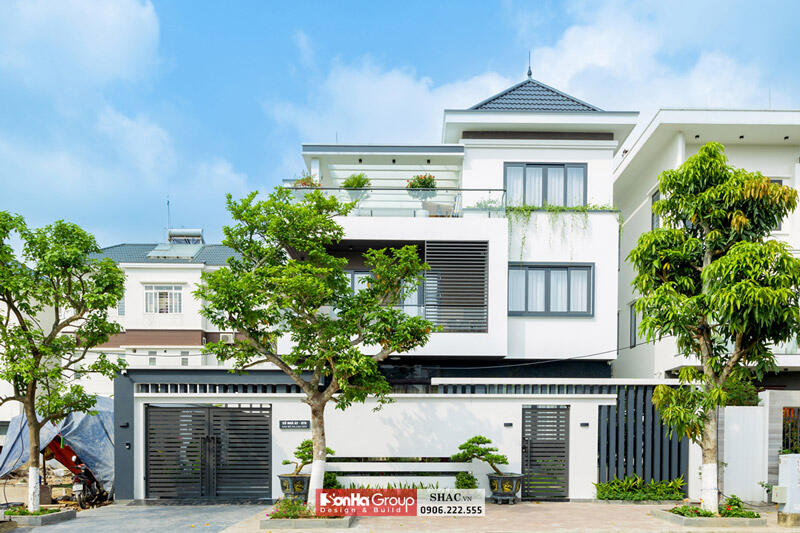 Biệt thự đẹp Hải Phòng 3 tầng Biệt thự mái Nhật tại Hải Phòng