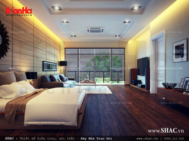 biệt thự 2 tầng 5 phòng ngủ