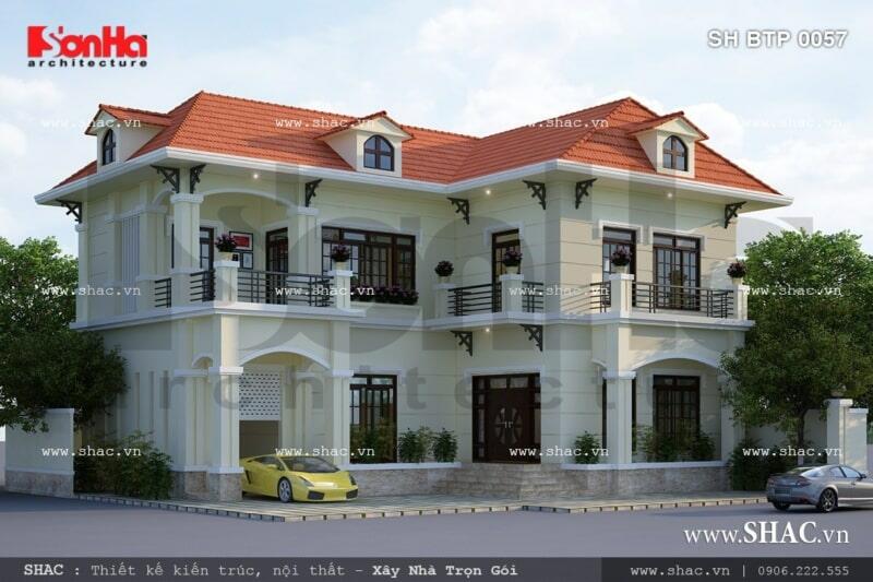 biệt thự 2 5 tầng hiện đại