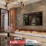 Thiết kế biệt thự hiện đại 2 tầng 1 tum 280m2 tại Sài Gòn - SH BTD 0093 17