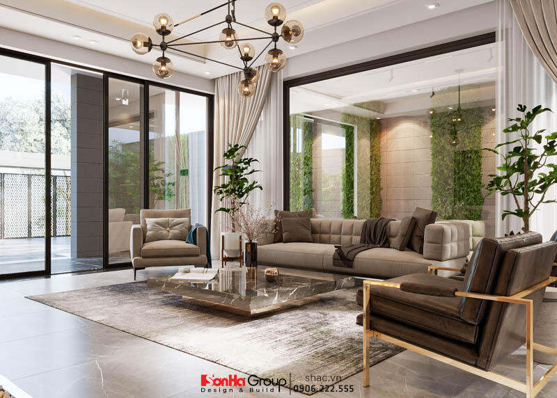 Thiết kế biệt thự hiện đại đẹp 2 tầng tại Tây Ninh - SH BTD 0096 8