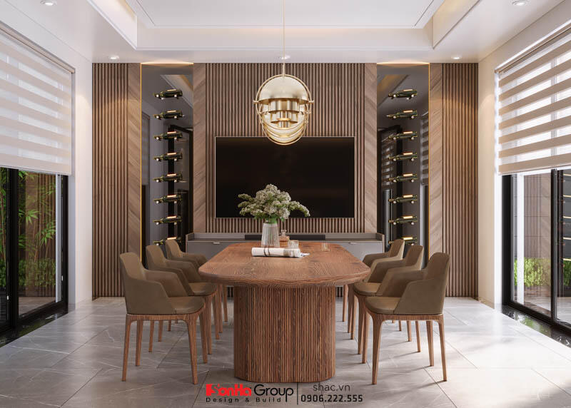 Thiết kế biệt thự hiện đại đẹp 2 tầng tại Tây Ninh - SH BTD 0096 11