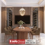 Thiết kế biệt thự hiện đại 2 tầng 1 tum 280m2 tại Sài Gòn - SH BTD 0093 22