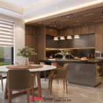 Thiết kế biệt thự hiện đại đẹp 2 tầng tại Tây Ninh - SH BTD 0096 46