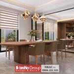 Thiết kế biệt thự hiện đại 2 tầng 1 tum 280m2 tại Sài Gòn - SH BTD 0093 23