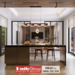 Thiết kế biệt thự hiện đại 2 tầng 1 tum 280m2 tại Sài Gòn - SH BTD 0093 24