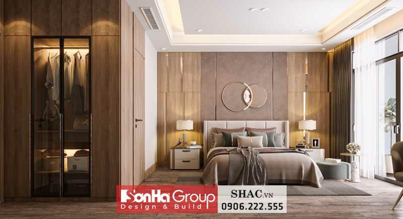 Thiết kế biệt thự hiện đại 2 tầng 1 tum 280m2 tại Sài Gòn - SH BTD 0093 9