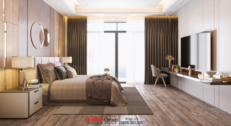 Thiết kế biệt thự hiện đại đẹp 2 tầng tại Tây Ninh - SH BTD 0096 17