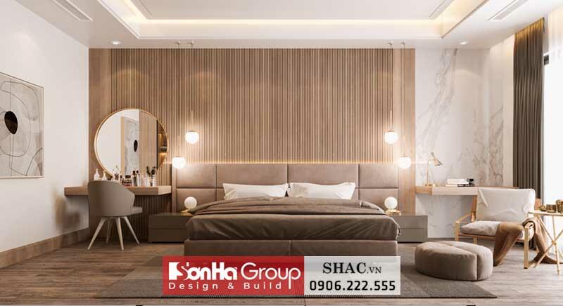 Thiết kế biệt thự hiện đại 2 tầng 1 tum 280m2 tại Sài Gòn - SH BTD 0093 11