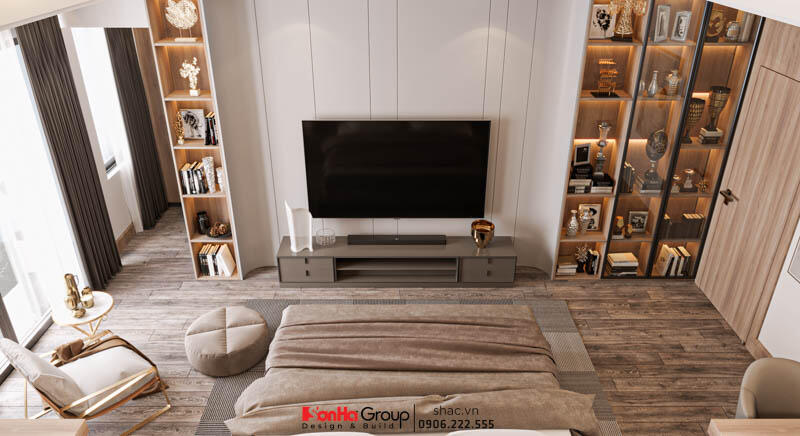 Thiết kế biệt thự hiện đại đẹp 2 tầng tại Tây Ninh - SH BTD 0096 22