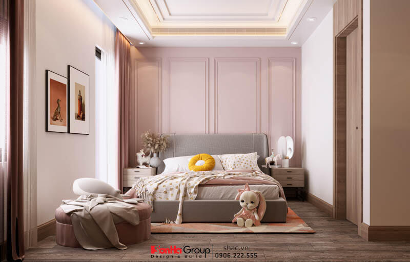 Thiết kế biệt thự hiện đại đẹp 2 tầng tại Tây Ninh - SH BTD 0096 23