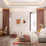 Thiết kế biệt thự hiện đại đẹp 2 tầng tại Tây Ninh - SH BTD 0096 59