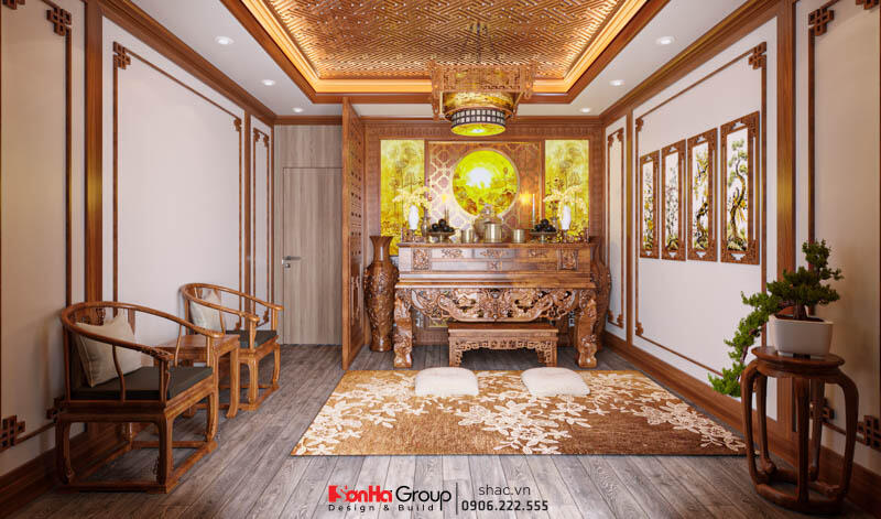 Thiết kế biệt thự hiện đại đẹp 2 tầng tại Tây Ninh - SH BTD 0096 34