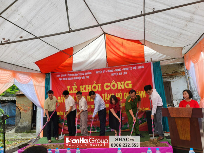 Sơn Hà Group đồng hành xây nhà tình nghĩa tặng hộ gia đình thương binh tại Hải Phòng 3