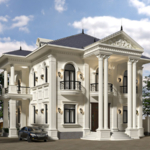 Công trình biệt tân cổ đển đẹp 3 tầng