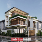 Thiết kế 3 tầng biệt thự hiện đại