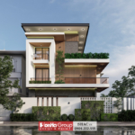 Biệt thự hiện đại mặt tiền 14m