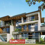 Thiết kế nhà biệt thự 3 tầng hiện đại