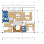 Thiết kế biệt thự hiện đại 3 tầng 238m2 tại Hải Phòng - SH BTD 0095 19