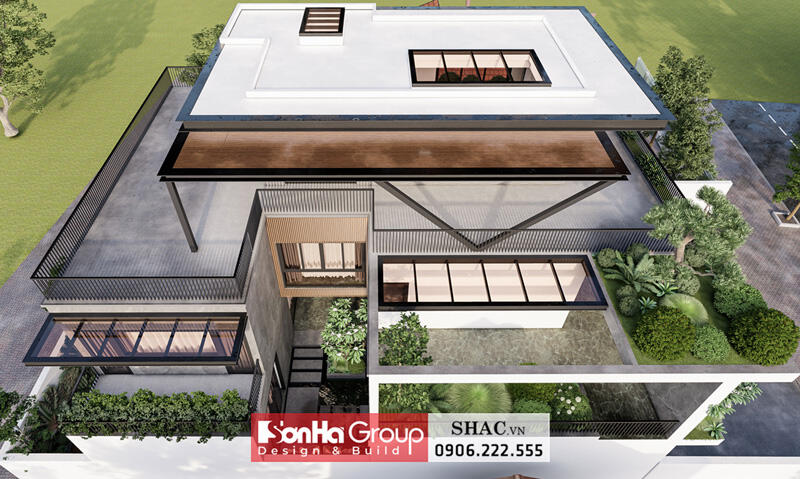 Mẫu biệt thự 280m2 tại Sài Gòn Mẫu biệt thự 280m2 tại Sài Gòn