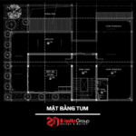 Thiết kế biệt thự hiện đại 2 tầng 1 tum