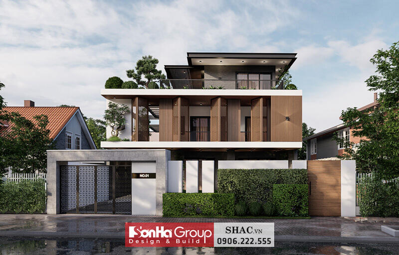 Mẫu biệt thự 280m2 tại Sài Gòn Mẫu biệt thự 280m2 tại Sài Gòn