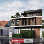 Kiến trúc biệt thự hiện đại 280m2