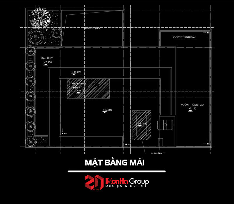 Mẫu biệt thự 280m2 tại Sài Gòn