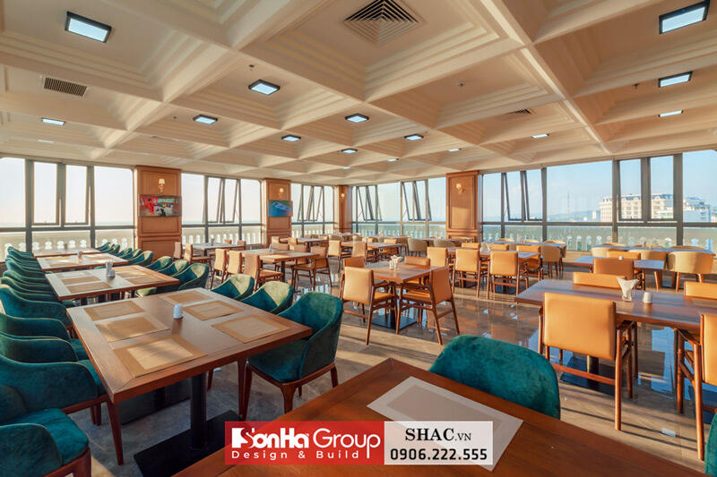 Nội thất nhà hàng đẹp tại khách sạn 3 sao