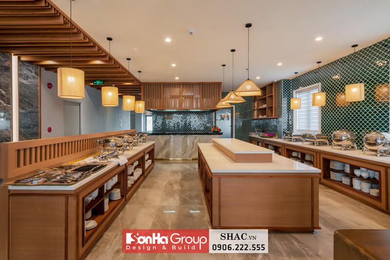 Nội thất nhà hàng đẹp tại khách sạn tân cổ điển