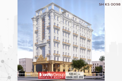 Thiết kế khách sạn tân cổ điển đẹp 3 sao