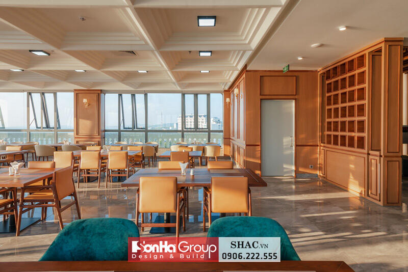 Không gian nhà hàng khách sạn tân cổ điển