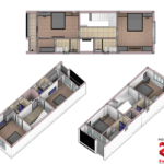 Mẫu nhà phố 3 tầng 1 tum hiện đại