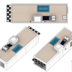 Nhà phố 3 tầng 69m2 đẹp