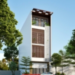 Thiết kế nhà phố 3 tầng Hải Phòng