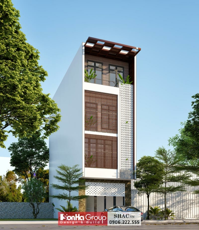 Thiết kế nhà phố 3 tầng Hải Phòng