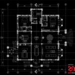 Thiết kế dinh tự mặt tiền 22m tại Trà Vinh